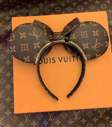 louis vuitton minnie mouse ears|Leather Minnie Ears, Crystal Minnie Ears – .